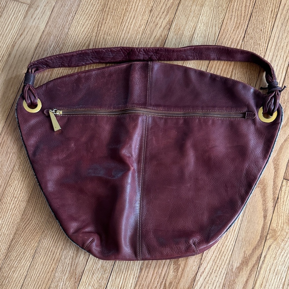 Italian leather large bag